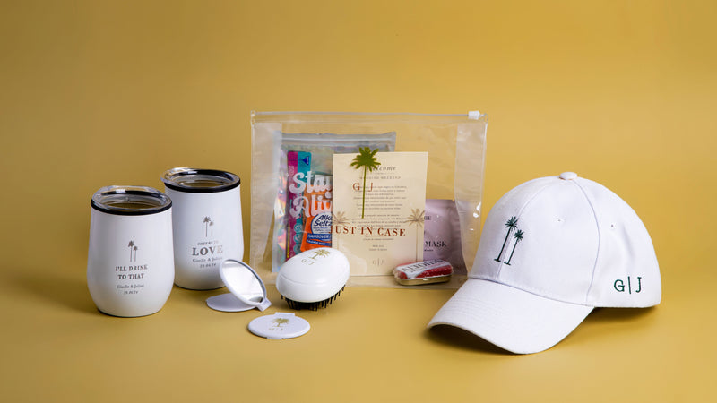 Kit de supervivencia para bodas: el detalle personalizado que todos usarán