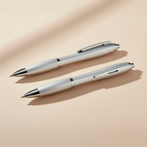 Bolígrafo Manchester Plateado - Entrega Inmediata